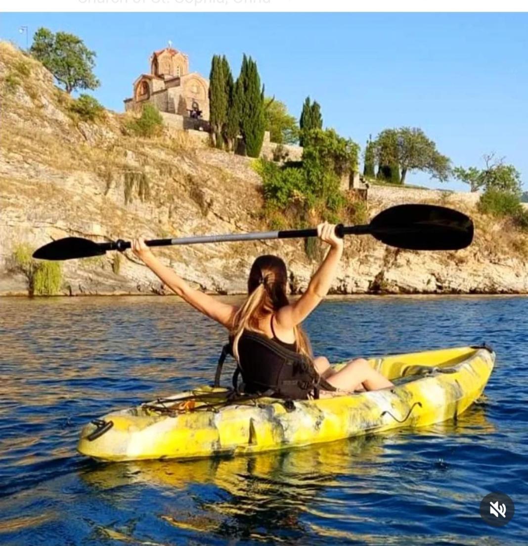 Blue Lake Hostel Ohrid Esterno foto